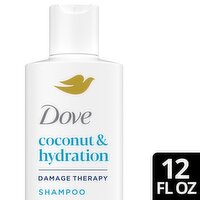 Dove Coconut & Hydration Shampoo, 12 fl oz, 12 Fluid ounce