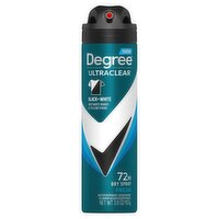 Degree UltraClear Black + White Dry Spray Fresh Antiperspirant Deodorant, 3.8 oz, 3.8 Ounce