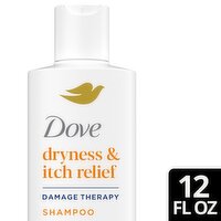 Dove Dryness & Itch Relief Damage Therapy Anti-Dandruff Shampoo, 12 fl oz