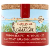 Le Saunier de Camargue Fleur de Sel Finishing Sea Salt, 4.4 oz