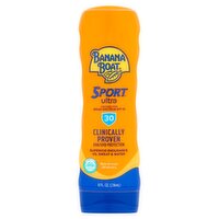 Banana Boat Sport Ultra Broad Spectrum Sunscreen Lotion, SPF 30, 8 fl oz, 8 Ounce