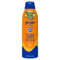 Banana Boat Sport Ultra Broad Spectrum Clear Sunscreen Spray, SPF 100, 6 oz