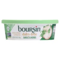 Boursin Dairy-Free Garlic & Herbs Cheese Spread Alternative, 6 oz