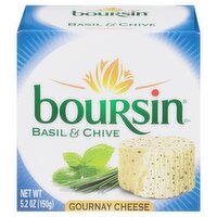 Boursin Basil & Chive Gournay Cheese, 5.2 oz, 5.2 Ounce