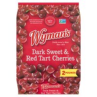 Wyman's Dark Sweet & Red Tart Cherries, 2 lbs