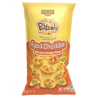 Unique Snacks Bold Savory Aged Cheddar Flavor Puffzels, 4.8 oz