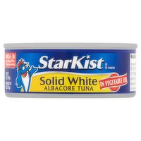 StarKist Solid White Albacore Tuna in Vegetable Oil, 5 oz