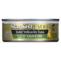 Starkist E.V.O.O. Solid Yellowfin Tuna in Extra Virgin Olive Oil, 4.5 oz