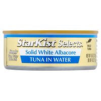 StarKist Selects Solid White Albacore Tuna in Water, 4.5 oz, 4.5 Ounce