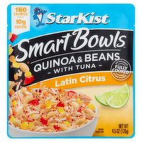 StarKist Smart Bowls Latin Citrus Quinoa & Beans with Tuna, 4.5 oz