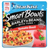 StarKist Smart Bowls Tomato Basil Barley & Beans with Tuna, 4.5 oz, 4.5 Ounce