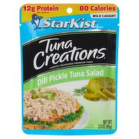 StarKist Tuna Creations Lightly Seasoned Premium Dill Pickle Tuna Salad, 3.0 oz