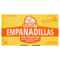 Kikuet Cheese Flavor Filling Turnovers Empanadillas, 12 count, 39.6 oz
