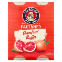 Paulaner Grapefruit Radler, 16.9 fl oz, 4 count