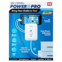 Bell + Howell Power Pro Outlet Extender with USB Ports, 1 Each