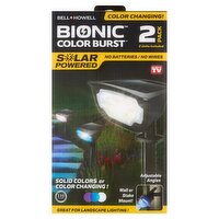 Bell + Howell Bionic Color Burst Solar Powered Lights, 2 count