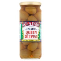 Sclafani Spanish Queen Olives, 10 oz