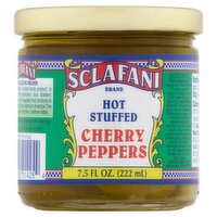 Sclafani Hot Stuffed Cherry Peppers, 7.5 fl oz
