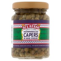 Sclafani Nonpareilles Capers in Wine Vinegar, 3.7 oz