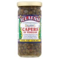 Sclafani Surfine Capers in Vinegar, 8 fl oz