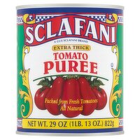 Sclafani Extra Thick Tomato Puree, 29 oz