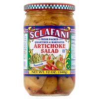 Sclafani Spanish Quartered & Marinated Artichoke Salad, 12 oz