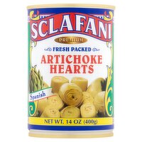 Sclafani Spanish Premium Artichoke Hearts, 14 oz