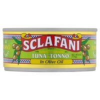 Sclafani Solid Light Yellowfin Tuna in Olive Oil, 6 oz