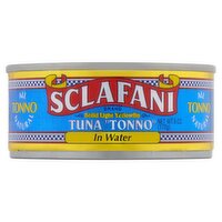 Sclafani Solid Light Yellowfin Tuna in Water, 6 oz