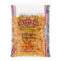 Sclafani Bite Size Rigatoni No. 19 Pasta, 16 oz