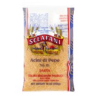 Sclafani Acini di Pepe No. 21 Pasta, 16 oz