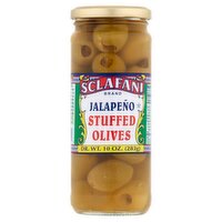 Sclafani Jalapeño Stuffed Olives, 10 oz