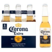 Corona Extra Beer, 6 count, 12 fl oz