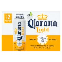 Corona Light Beer, 12 fl oz, 12 count