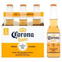 Corona Light Beer, 12 fl oz, 6 count