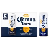 Corona Extra Slim Cans Beer, 12 count, 12 fl oz