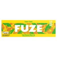 Fuze Lemon + Sweet-KO Fridge Pack Cans, 12 fl oz, 12 Pack