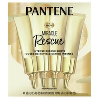 Pantene Pro-V Miracle Rescue Intense Rescue Shots Treatment, 0.5 fl oz, 4 count, 2 Fluid ounce