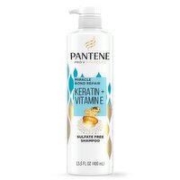 Pantene Pro-V Miracles Bond Repair Keratin + Vitamin E Sulfate-Free Shampoo 13.5 FL OZ