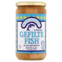 Noam Gourmet Gefilte Fish in Jelled Broth, 6 count, 24 oz