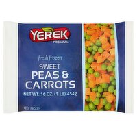 Yerek Premium Sweet Peas & Carrots, 16 oz