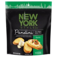 New York Style Authentic Baked Garlic Panetini, 4.75 oz