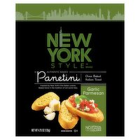 New York Style Authentic Baked Garlic Parmesan Panetini, 4.75 oz, 4.75 Ounce