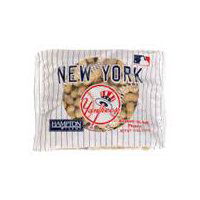 Hampton Farms Peanuts - New York Yankees Roasted No Salt, 10 oz