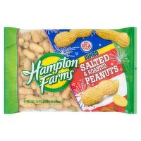 Hampton Farms Jumbo Salted & Roasted Peanuts, 24 oz