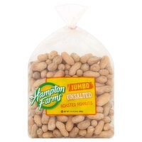 Hampton Farms Jumbo Unsalted Roasted Peanuts, 1.5 lb