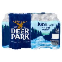 DEER PARK Brand 100% Natural Spring Water, 16.9-ounce plastic bottles (Total of 24)