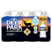 Deer Park 100% Natural Spring Water, 12 fl oz, 12 count, 144 Fluid ounce