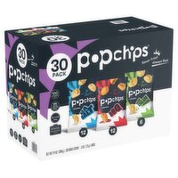 Popchips Original Popped Potato Snack, .8 oz, 30 count