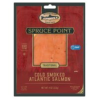 Ducktrap Spruce Point Traditional Cold Smoked Atlantic Salmon, 4 oz